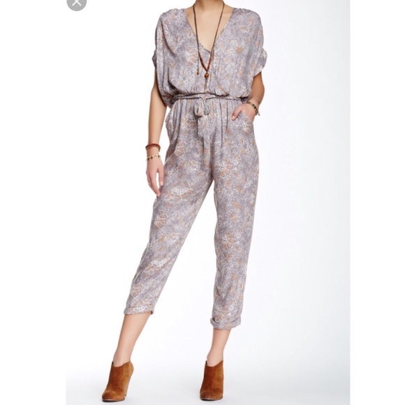 Free People Pants - Free People Jumpsuit Short Sleeves Open Back